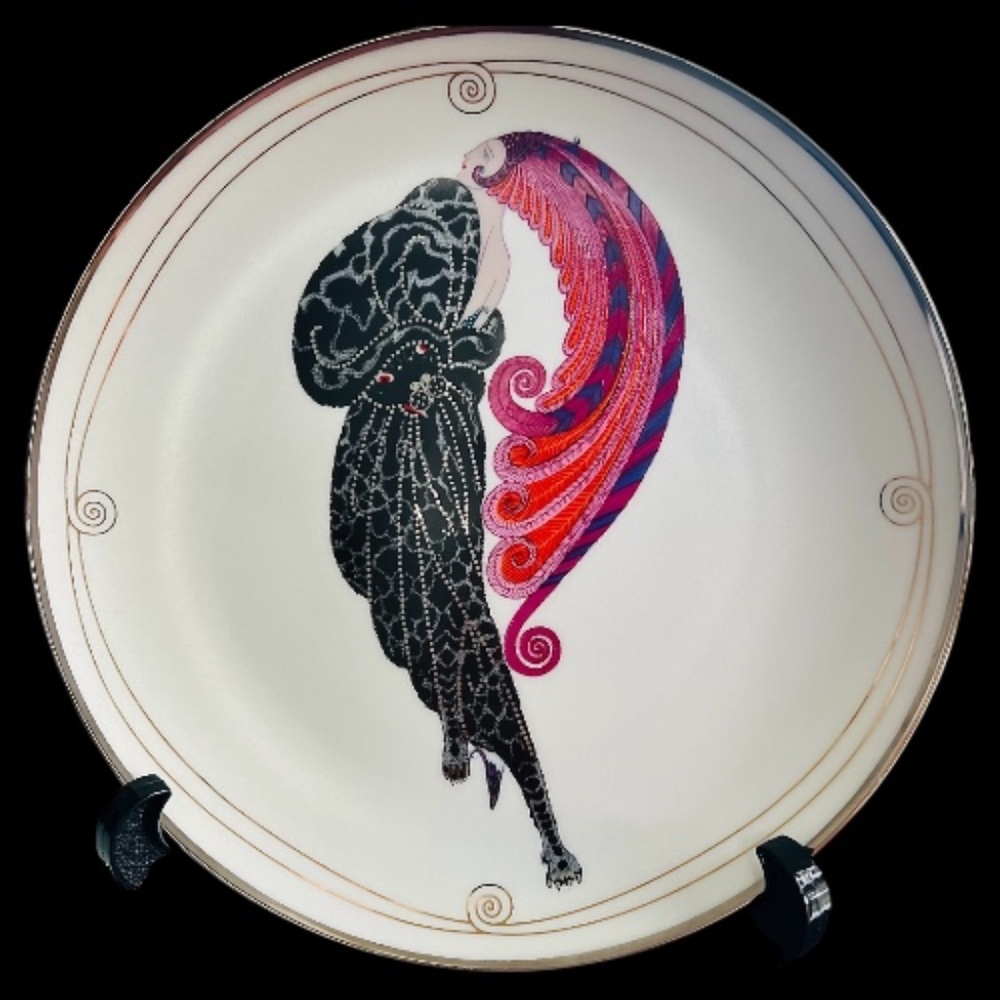 House of Erté “Beauty and the Beast” Collectible Plate